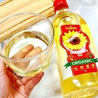 Dầu ăn hướng dương ép lạnh hữu cơ Sungarden 1L