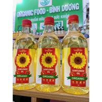 DẦU ĂN HƯỚNG DƯƠNG HỮU CƠ ÉP LẠNH SUNGARDEN 1lít
