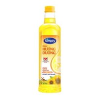 Dầu Ăn Hướng Dương Simply Chai 1L (OP-S106)