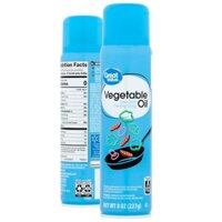 Dầu ăn kiêng Great Value Vegetable Original dạng xịt 227gram - hàng Mỹ