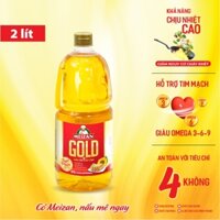 Dầu ăn Meizan Gold 2 lít - Bán  lẻ 1 chai