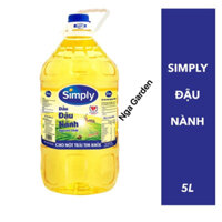 Dầu ăn Simply can 5 lít dầu đậu nành nguyên chất