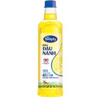 Dầu ăn Simply đậu nành 1L, 2L