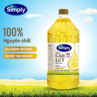 Dầu ăn Simply gạo lứt 2L