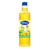 Dầu ăn Simply Hạt Cải 1L