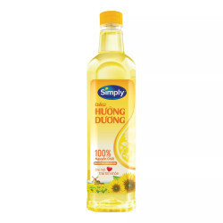 Dầu ăn Simply hướng dương 1l