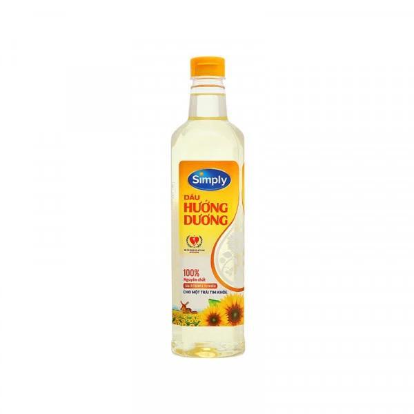 Dầu ăn Simply hướng dương 1l