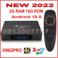 Đầu android tivi box x96 ram 2g rom 16g mới 2019 xem truyền hình miễn phí, biến tivi thường thành tivi thông minh