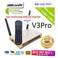 Đầu android tv box Kiwibox V3 pro Xem TV 200 Kênh, Ram 2Gb Rom 8G , Bluetooth 4.0 - Hàng Chính Hãng