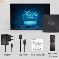 Đầu Android TV Box X96Q Pro: RAM 2G+ROM 16G, hỗ trợ 4K, tốc độ xử lý mượt mà