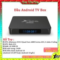 Đầu Android TV Box X96Q Pro mới 2022 Ram 2Gb Rom 16Gb, AndroidTV 10, ổn định mượt mà, xem truyền hình youtube miễn phí