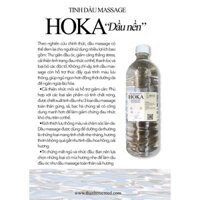 [Dầu Baby Oil] Dầu Massage Body HOKA , Foot Tinh Dầu Nền 1000ml