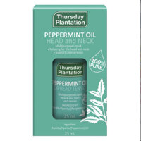 DẦU BẠC HÀ Peppermint / CÂY TRÀ Tea Tree / CHANH Lemon 100% TỰ NHIÊN - NGUYÊN CHẤT Thursday Plantation Oil, ĐA CHỨC NĂNG