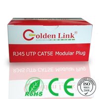 Đầu bấm cáp mạng Rj45 Golden Link UTP CAT5E