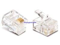 Đầu bấm điện thoại Rj11 cat3 loại 4 Pin hàng cao cấp