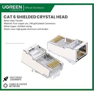 Đầu bấm mạng Cat6 RJ45 Ugreen 50248 - 100 cái