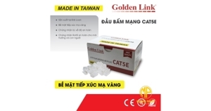 Đầu bấm mạng Golden Link RJ45 UTP Cat5e GL-2017015E