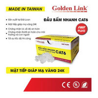 Đầu bấm mạng nhanh RJ45 CAT6 Golden Link GL-20056