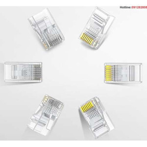 Đầu bấm mạng RJ45 Cat6 Ugreen 50961 (Túi 10 cái)