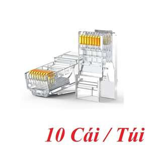 Đầu bấm mạng RJ45 Cat6 Ugreen 50961 (Túi 10 cái)
