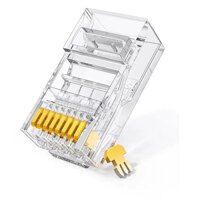 Đâu bâm mang RJ45 chuân Cat6 cao câp ma vang 30U Hộp 100 cái Ugreen 80121 NW184 Hàng chính hãng