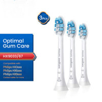 Đầu bàn chải đánh răng điện HX9033 Chăm sóc kẹo cao su Đầu bàn chải lông mềm Thích hợp để thay thế đầu bàn chải HX3226 G2