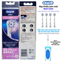 Đầu bàn chải điện Oral-B Gum Care (hộp 4 đầu) sạch mảng bám, bảo vệ nướu nhạy cảm