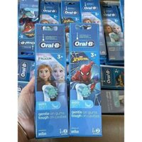 Đầu bàn chải điện OralB Trẻ Em, Super Man( bé trai) và Frozen ( bé gái), made in Germany