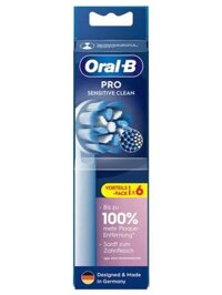 Đầu Bàn Chải Oral B Sensitive Clean Cho Răng Nhạy Cảm, Vỉ 6 Chiếc