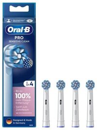Đầu Bàn Chải Oral B Sensitive Clean Cho Răng Nhạy Cảm, Vỉ 4 Chiếc