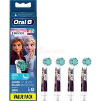 Đầu bàn chải thay thế bàn chải điện trẻ em Oral-B Disney Frozen Extra Soft 90090955 (Set 4 cái)