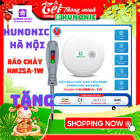 Đầu Báo Khói Liên Động Không Dây SafeFire HM2SA-1W Phát Hiện Khói Còi Hú Thông Báo Về Điện Thoại