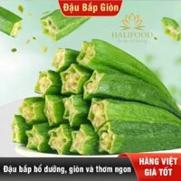Đậu bắp sấy giòn ăn liền HALIFOOD thơm ngon, ăn vặt, snack food