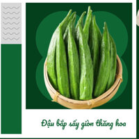 Đậu bắp sấy giòn thăng hoa - sấy nguyên vị - giòn ngon | Dacấcndalat Enjoyfarm