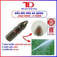 Đầu béc xịt rửa đa năng, đầu xịt rửa vệ sinh bảo dưỡng máy lạnh điều hoà - Điện Lạnh Thuận Dung - Inox - 6.5cm