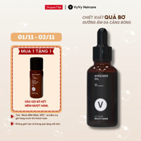 Dầu bơ dưỡng ẩm da tóc móng cho làn da mịn màng căng bóng avocado oil vyvyhaircare V 10ml