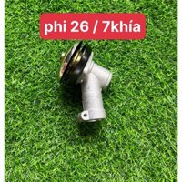 Đầu Bò Lắp Dao Máy Phát Cỏ Phi 26 / 7 Khía , Đầu Lắp Dao Lắp Bát Cước Máy Phát Cỏ (kho6101)