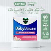 Dầu bôi ấm ngực cho bé BabyBalsam Úc giúp giữ ấm cho trẻ khi trời lạnh (50g) - Babydeal