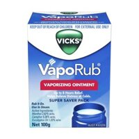 DẦU BÔI ẤM NGỰC GIẢM ĐAU TRỊ HO VICKS VAPORUB 100G