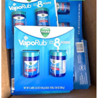 Dầu bôi ấm ngực giảm ho cho trẻ em, người lớn VapoRub set 2 hộp