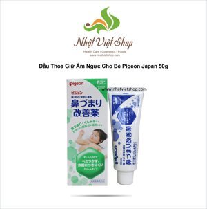 Dầu bôi ấm ngực giảm ho, nghẹt mũi Pigeon 50gr