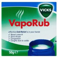 Dầu bôi ấm ngực giảm ho Vicks VapoRub 50g - Cam kết 100% nhập từ Úc