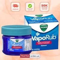 Dầu bôi ấm ngực giảm ho Vicks VapoRub [Đủ bill Mỹ]