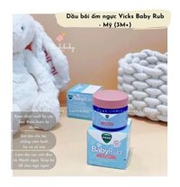 Dầu Bôi Ấm Ngực Vicks Baby Rub – Mỹ (3M+) 50g