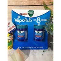 Dầu bôi ấm ngực Vicks Vaporub Cough Suppressant Topical Analgesic Ointment set 2 200g