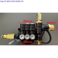 Đầu bơm áp lực máy rửa xe mini đời mới đại lý máy vn