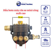 Đầu Bơm Máy Rửa Xe Mini Đầu Bơm Áp Lực Công Suất Cao Hàng Chuẩn Đầu Rửa Xe Cao Cấp  - Có Đủ Linh Kiện