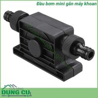 Đầu bơm nước bơm dầu mini gắn máy khoan