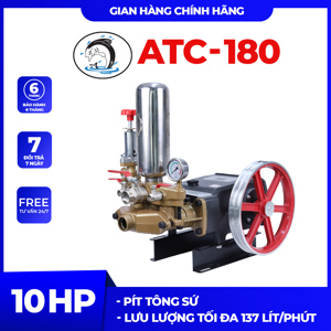 Đầu bơm pít tông sứ made in China ATC-180 (10Hp)