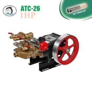Đầu bơm pít tông sứ made in China ATC-26 (1 Hp)